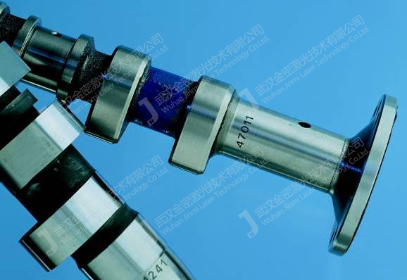 曲柄軸上的激光標記